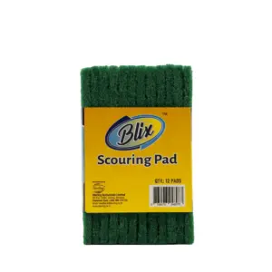 Sterling Blix Scouring Pads – Durable Kitchen Scrub Pads for Dishes, Pots & Household Cleaning (Pack of 5)