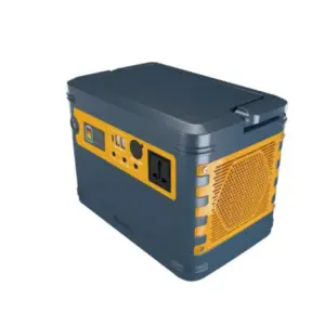 Blue Carbon Mobile Energy Storage - 1kWh Capacity, Solar Charged with Built-in Inverter for Reliable Power Anywhere.