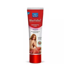 Faith Blue Valley Hair Removal Cream Strawberry Suitable for Legs, Underarms, Bikini Line, Arms 50gm