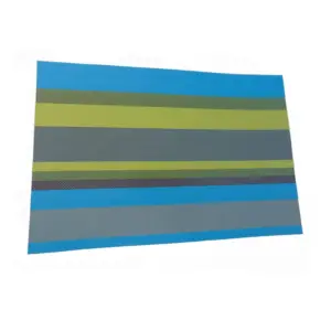 Bon Appetit Table Mat 530 Stripes Blue Green Grey HM-BA39