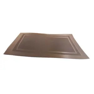 Bon Appetit Table Mat 560 Dark Brown Gold Border HM-BA36