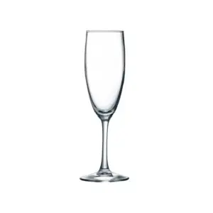 Bon Appetit Tall Champagne Stem Glass 170ml Crystal Cold Cut HM-BA326 (Pack of 6pcs)