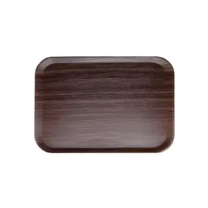 Bon Appetit Mahogany Wooden Finish Rectangular Tray 44.5x34.5cm HM-BA458