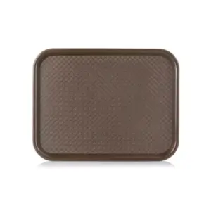 Bon Appetit Fast Food Tray, Polypropylene 16x12" Brown HM-BA145BR