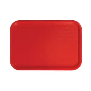 Bon Appetit Fast Food Tray, Polypropylene 18x14" Red HM-BA146R