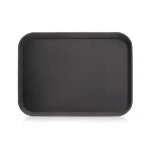 Bon Appetit Non Slip Rectangular Tray 45x65cm Black HM-BA252