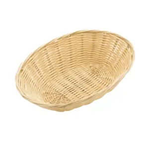 Bon Appetit Plastic Rattan Basket 23x15x6.5cm Oval HM-BA147