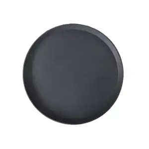 Bon Appetit Round Serving Tray 40cm Non-Slip, Polypropylene, Black HM-BA47BL