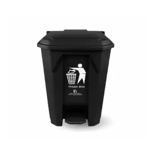 Bon Appetit Step On Dustbin 50L Black HM-BA151B