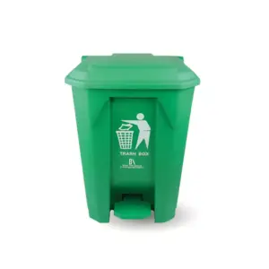 Bon Appetit Step On Dustbin 50L Green HM-BA151G