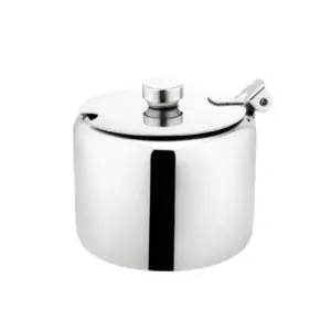 Bon Appetit Sugar Bowl 295ml with Lid, Stainless Steel HM-BA239