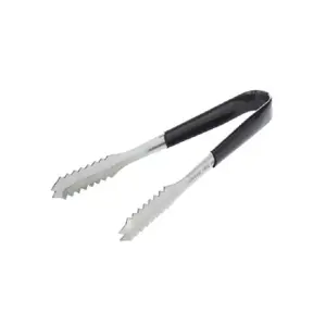 Bon Appetit Stainless Steel Food Tongs 9" with Black PVC Coated Handle HM-BA320