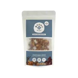 BOOST Bites Zanzibar Spice- Healthy Energy Protein Bites 115g, 100% Natural Ingredients, No Added Sugar, Nut Free, Vegan