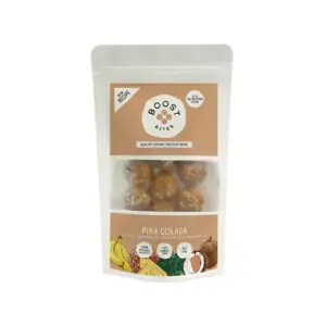 BOOST Bites Pina Colada- Healthy Energy Protein Bites 115g, 100% Natural Ingredients, No Added Sugar, Nut Free, Vegan