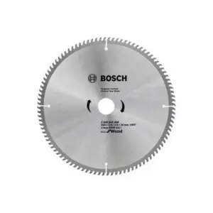 Bosch Eco for Wood Circular Saw Blade 254 mm, 100 Teeth 2608644408 (Pack of 5 Pcs)
