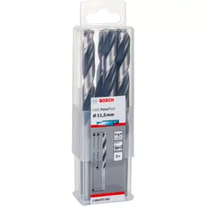Bosch HSS Twist Drill Bit PointTeQ 11.5 mm, 118° 2608577283 (Pack of 5 Pcs)