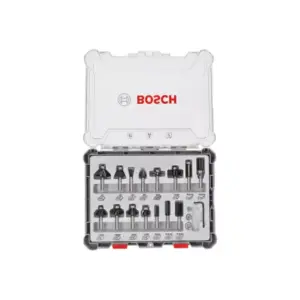 Bosch Mixed Router Bits Set 8mm 15 Pcs 2607017472