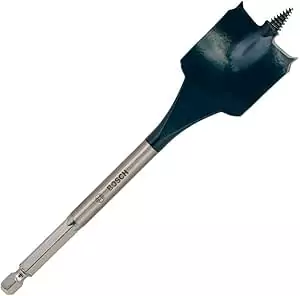 Bosch Speed Flat Drill Bit, Hex Shank, 32mm x 152mm, Blue 2608595498 (Pack of 10Pcs)