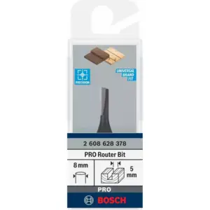 Bosch Professional Groove Cutter 8 x 5 x 51 mm 2608628378