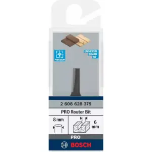 Bosch Professional Groove Cutter 8 x 6 x 48 mm 2608628379