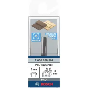 Bosch Professional Groove Cutter 8 x 8 x 51 mm 2608628381