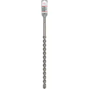 Bosch Sds-Max-4 Hammer Drill Bit, Silver, 90°, 25mm x 400mm x 520mm 2608685869 (Pack of 2 Pcs)
