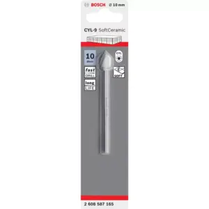 Bosch Soft Ceramic Tile Drill Bit 10 mm X 90 mm CYL-9 2608587165 (Pack of 10 Pcs)