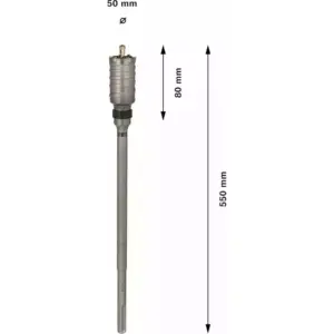 Bosch Sds‐max‐9 Core Hammer Drill Bit Cutter 50 X 80 X 420 mm F00Y145191