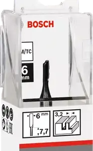 Bosch Straight Bit 6mm, 3 x 7.7 x 51mm 2608628438
