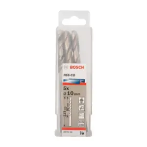 Bosch Twist Drill C0 10mm 5 Unid HSS CO 5 x 10mm 2608585898