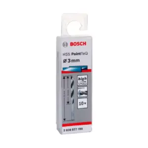 Bosch Twist Drill Pointteq HSS G 3.0mm 2608577198