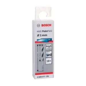 Bosch Twist Drill Pointteq HSS G 1mm 2608577178