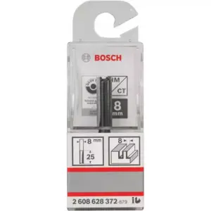 Bosch Straight Bit 8mm, 8 x 25.4 x 56mm 2608628372