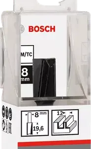 Bosch Straight Bit 8mm, 12 x 19.6 x 51mm 2608628385