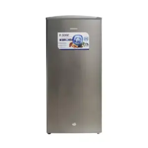 Bruhm Refrigerator 150L Single Door, Top Freezer, Mechanical Temperature Control, Silver BFS-150MD