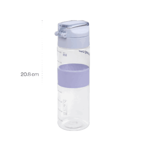 Pinnacle Pulse Water Bottle 650ml Lavender, Leakproof, BPA-Free, Compact Design, Great for Kids, School, Office & Travel PHY-B-1003