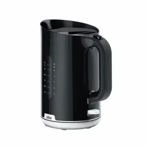 Braun Jug Kettle 1.7L Plastic with Water Guage 2200W WK101AI-WK1100BK Rapid Boil Anti Scale Filter Flip Lid Illuminated Button Cable Storage