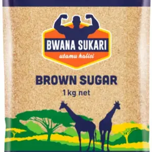 Brown Sugar Bwana Sukari 1KG Pack of 20