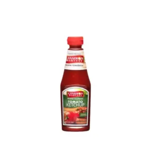 Canadian Harvest Ketchup PET Bottle, Rich Tomato Flavor, Easy Dispensing, 340g (Pack of 24Pcs)