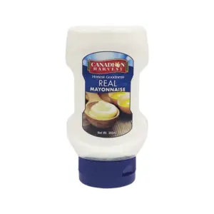 Canadian Harvest Real Mayonnaise Squeeze, Smooth Texture, Authentic Rich Flavor, 11oz (Pack of 12Pcs)