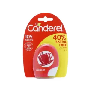 Canderel Low Calorie Sweetener Tablets 105's Box (Pack of 10pcs)