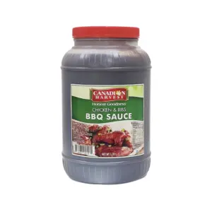 Canadian Harvest BBQ Sauce, Smoky & Tangy Flavor, Versatile Use, 3.78L (Pack of 4Pcs)