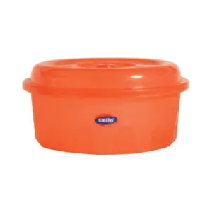 Cello Basin 13 with Lid Multi-Color 295 X 145mm (Pack of 3)