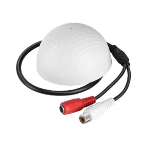 Generic CCTV Microphone with Pickup Audio Mic, HiFi Audio Sound, 100m Wide Range for Outdoor CCTV Security