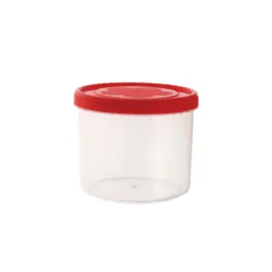 Cello Plastic Container Jar 750ml Plain (Pack of 12)