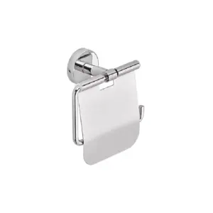 CERA Sanitary Cera Paper Holder with Cover, Chrome, Meridien F5015110CH