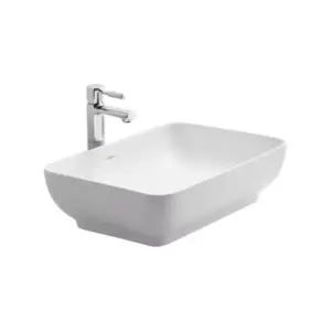 CERA Sanitary Cera Basin Thin Rim Table Top Wash Basin 450x400x160mm Campa, White S2020101SN
