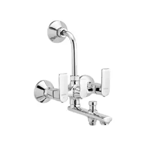 CERA Sanitary Cera Lever Wall Mixer 3in1 with Bend Pipe for Telephone & Overhead Shower, Chelsea F1016403CH