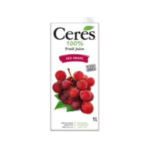 Ceres Juices Ceres Red Grape Juice 1L Tetra (Pack of 12Pcs)