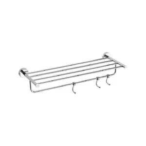 CERA Sanitary Cera Towel Rack 600mm/24" with Hook, Stainless Steel, Meridien F5015131CH